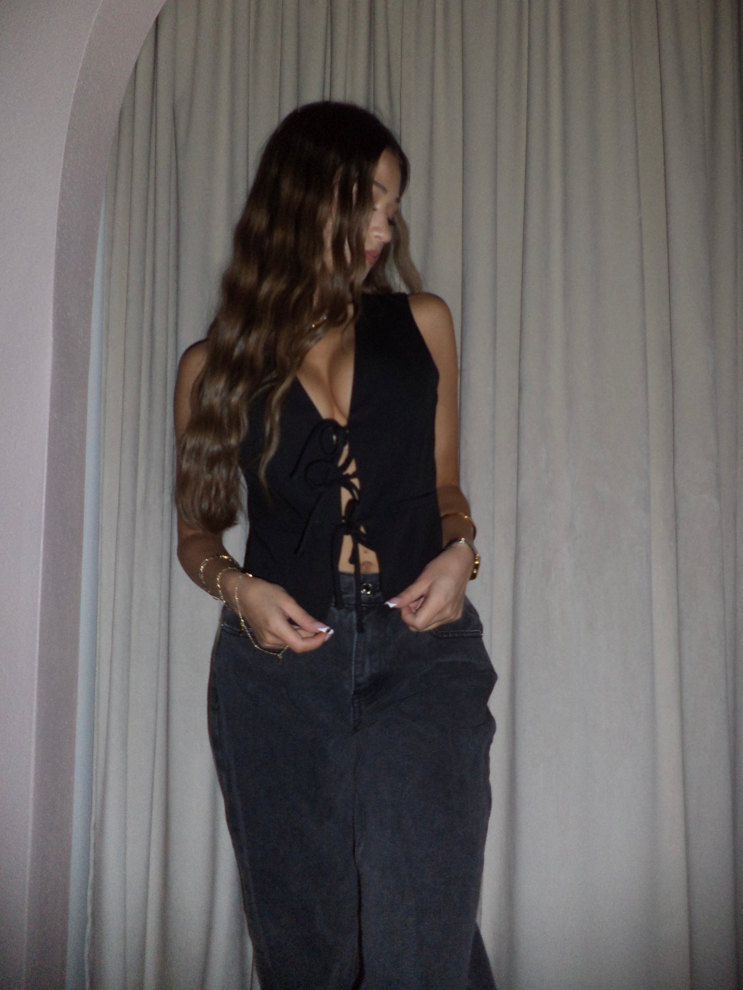 Cleo Vest Black