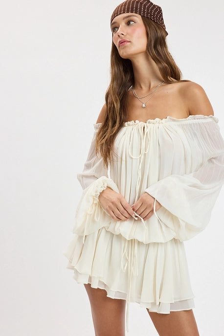 Cindy Off-Shoulder Romper