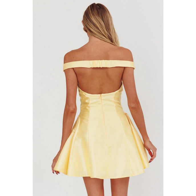 Andrina Satin Mini Dress