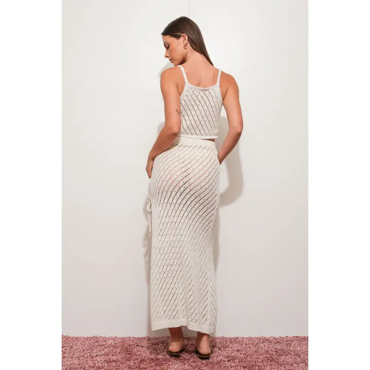 Carmen Crochet Maxi Skirt