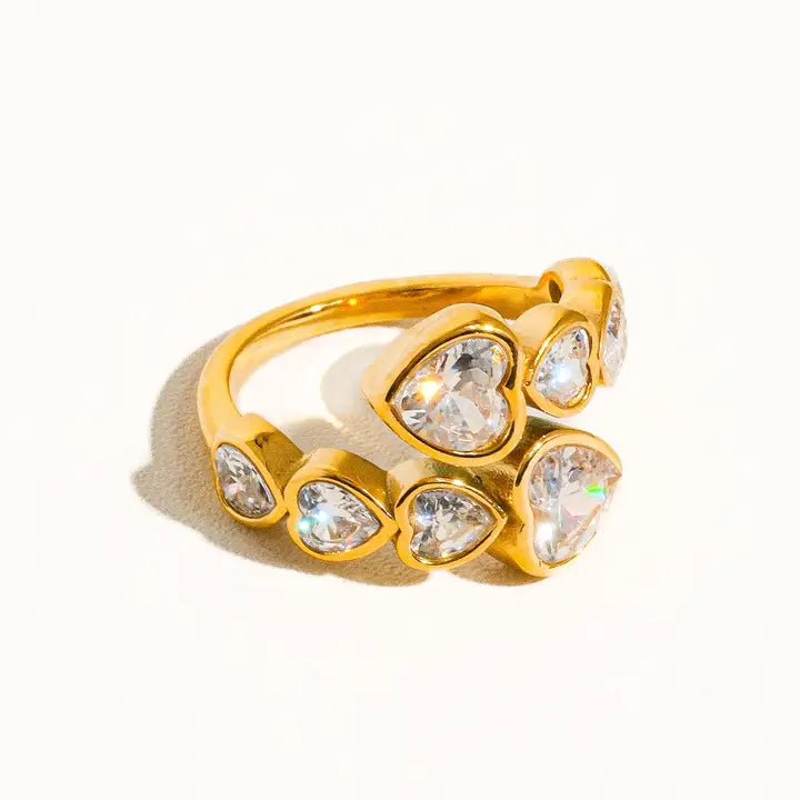 Wyatt Diamond Heart Ring