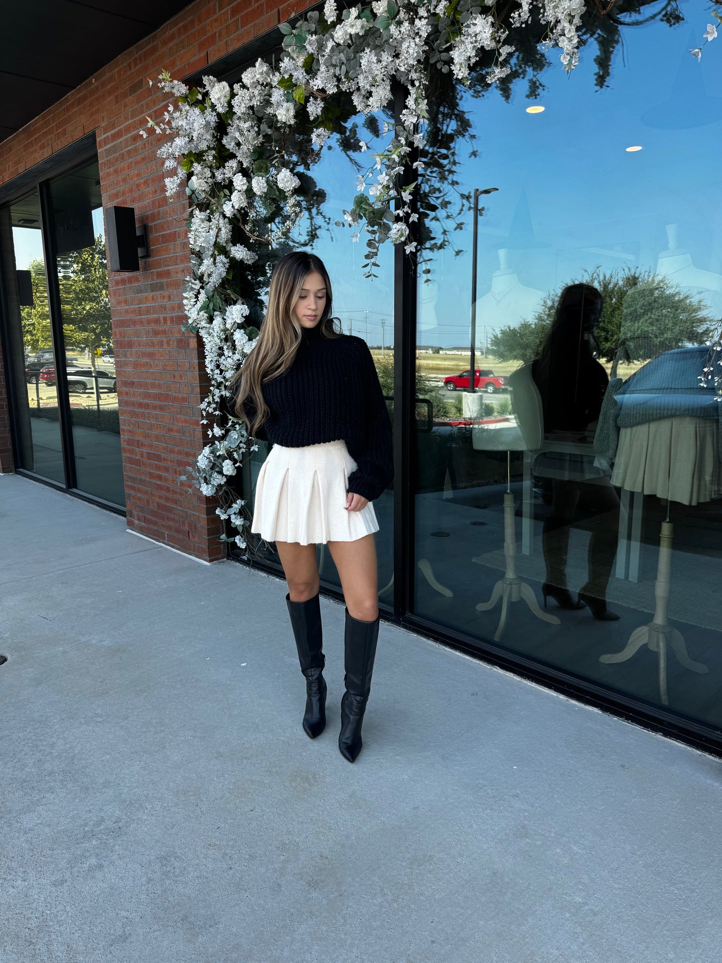 Ashleigh Knit Skirt Oat