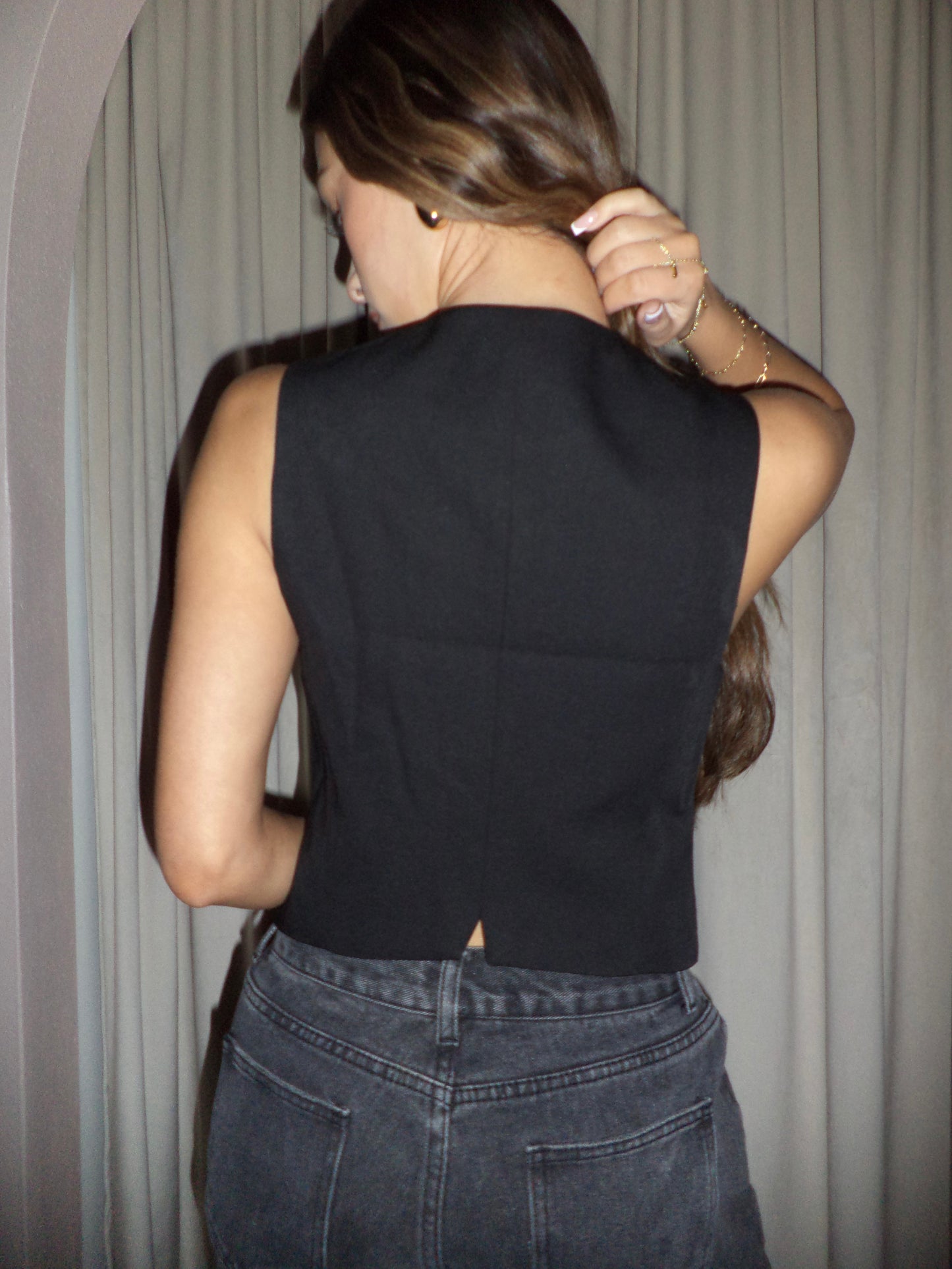 Cleo Vest Black