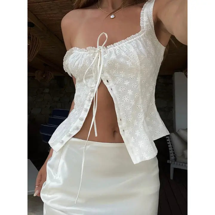 Hailey Sexy Button Up Top