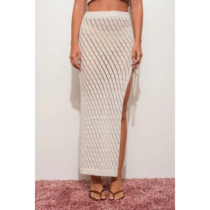 Carmen Crochet Maxi Skirt