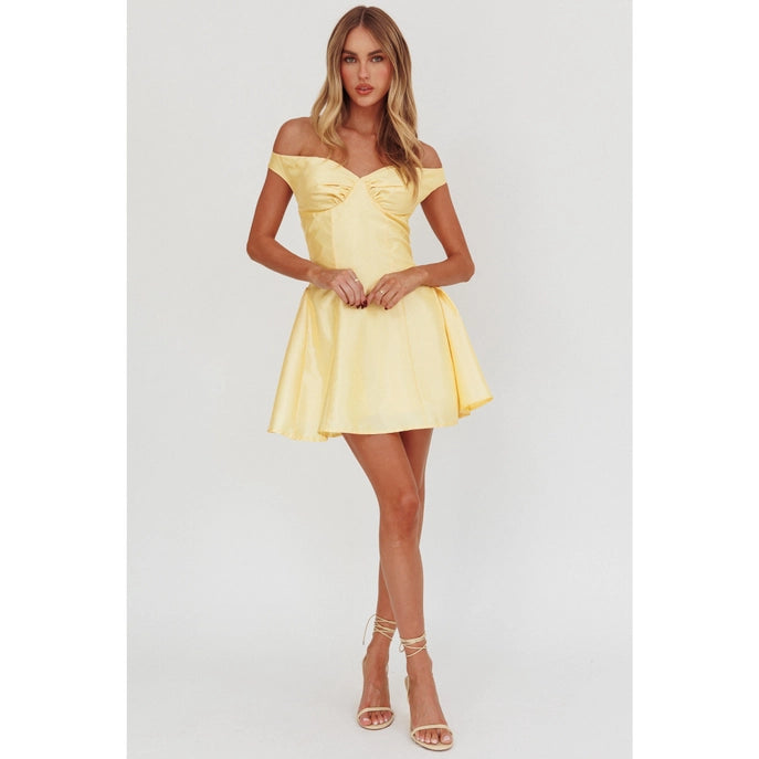 Andrina Satin Mini Dress