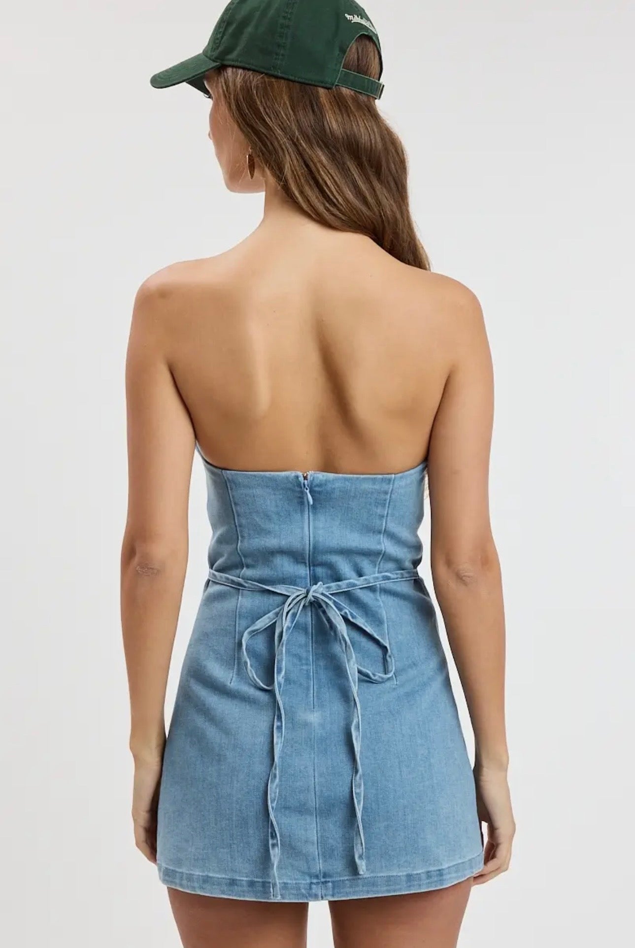 Peyton Denim Romper