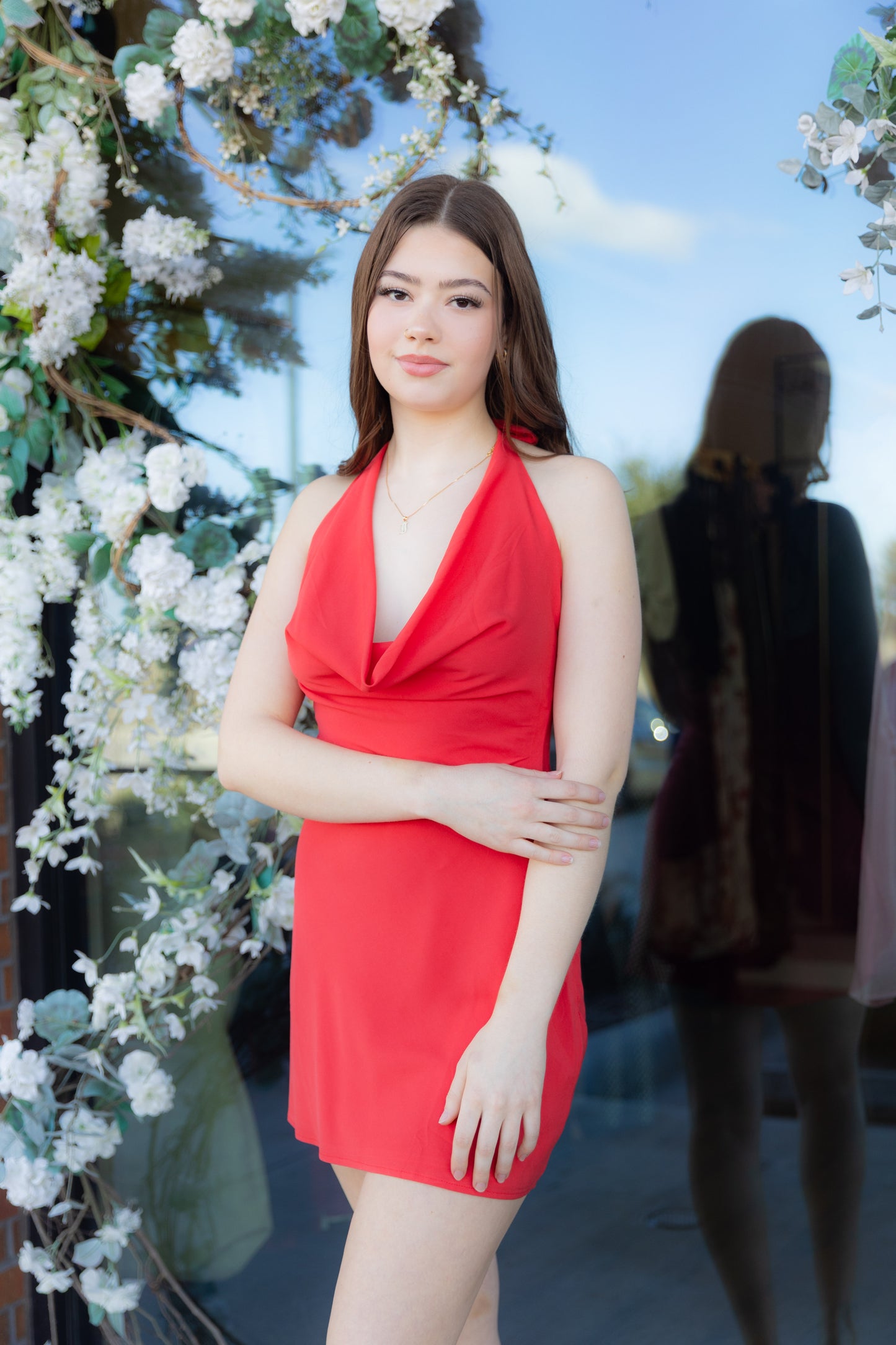 Itzy Mini Dress Cherry