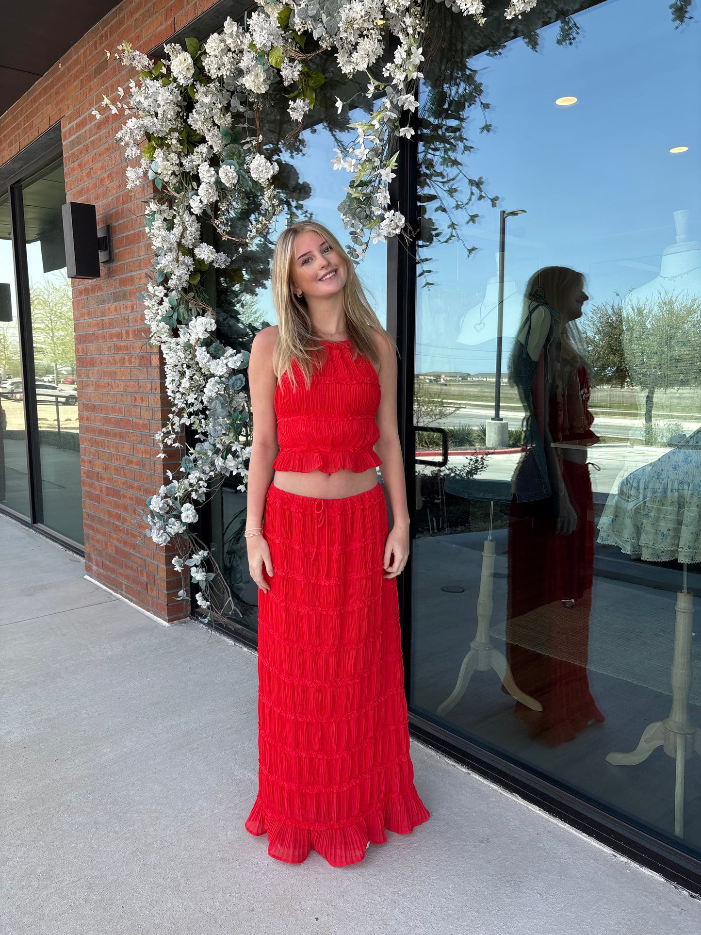 McKaleigh Sheer Maxi Skirt
