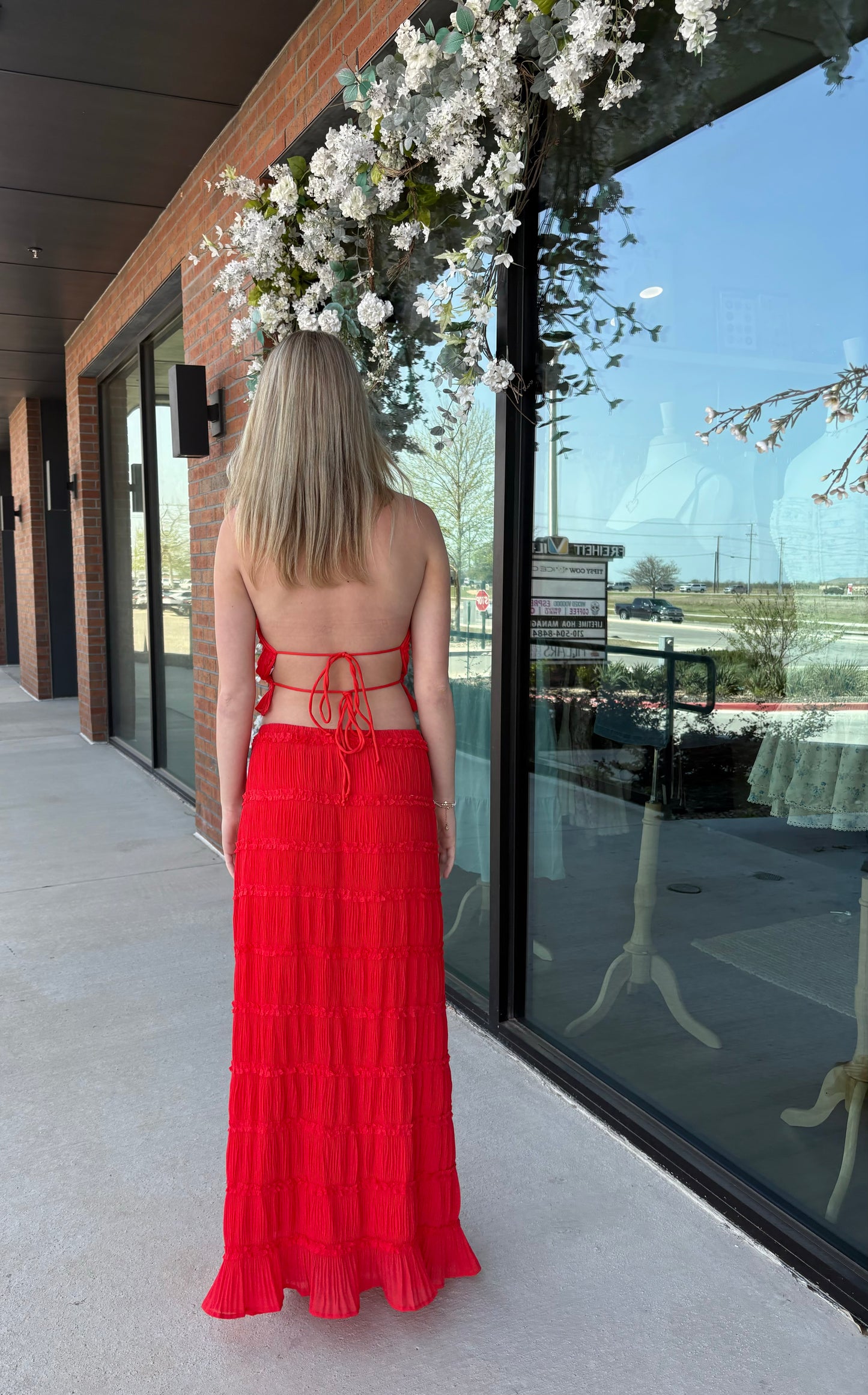 McKaleigh Sheer Maxi Skirt