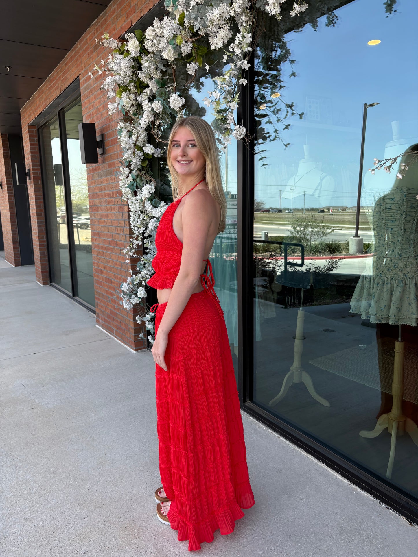 McKaleigh Sheer Maxi Skirt