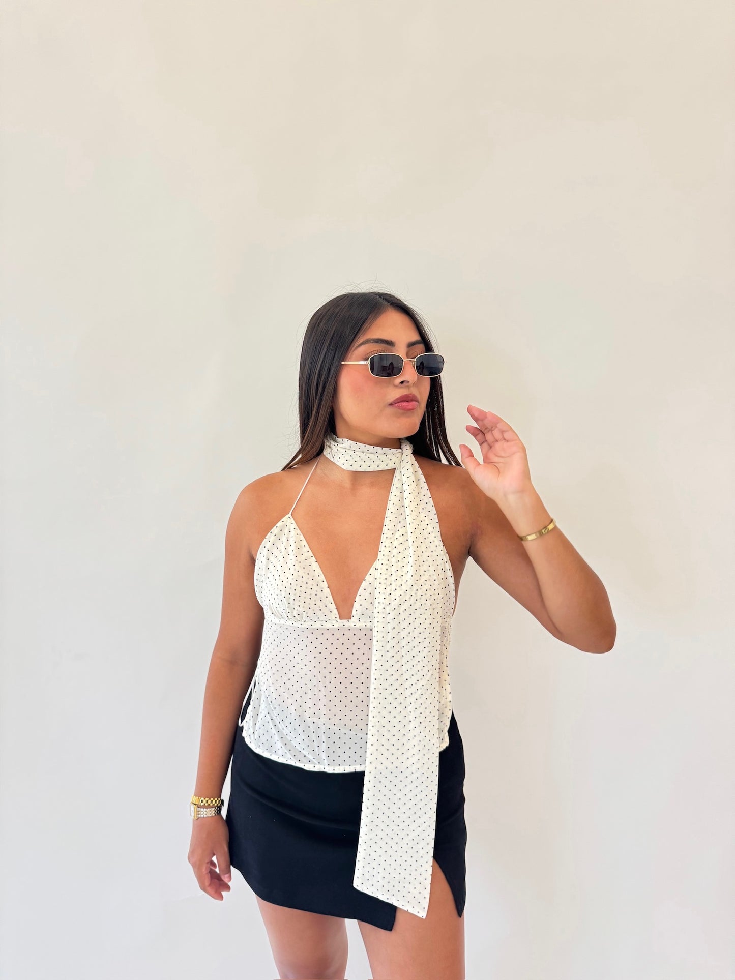 Marissa Top with Scarf