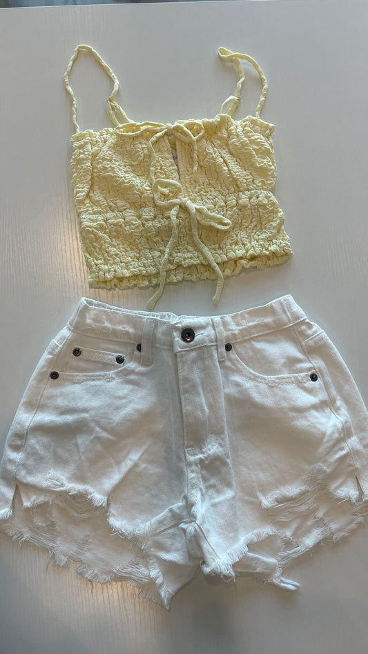 Haleigh Smocked Tank