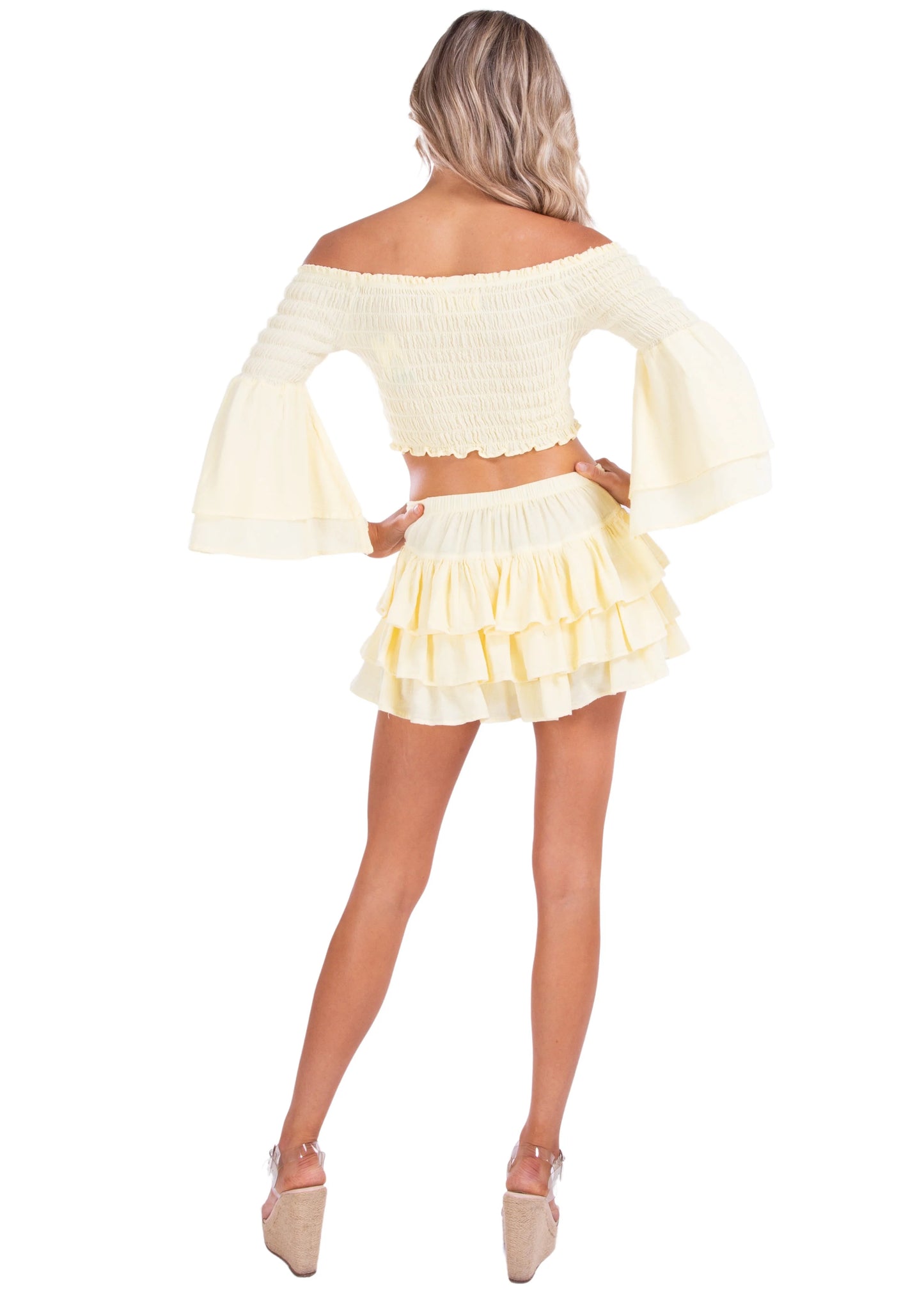 Laura Mini Skirt Sunshine