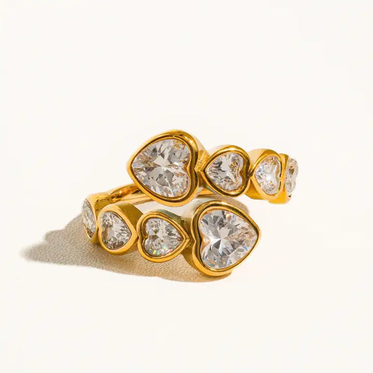 Wyatt Diamond Heart Ring