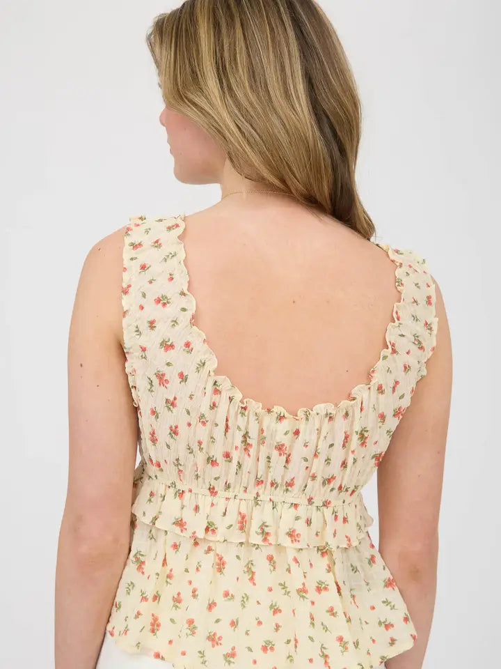Hannah Floral Top