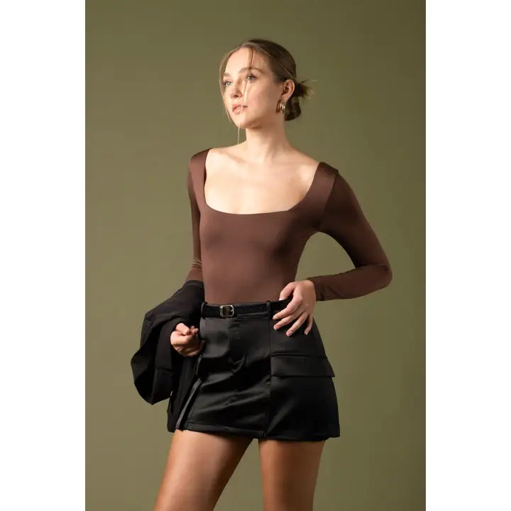 Jesse Seamless Bodysuit Coffee Bean