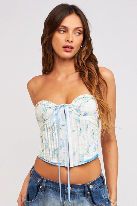 Jess Floral Corset Top