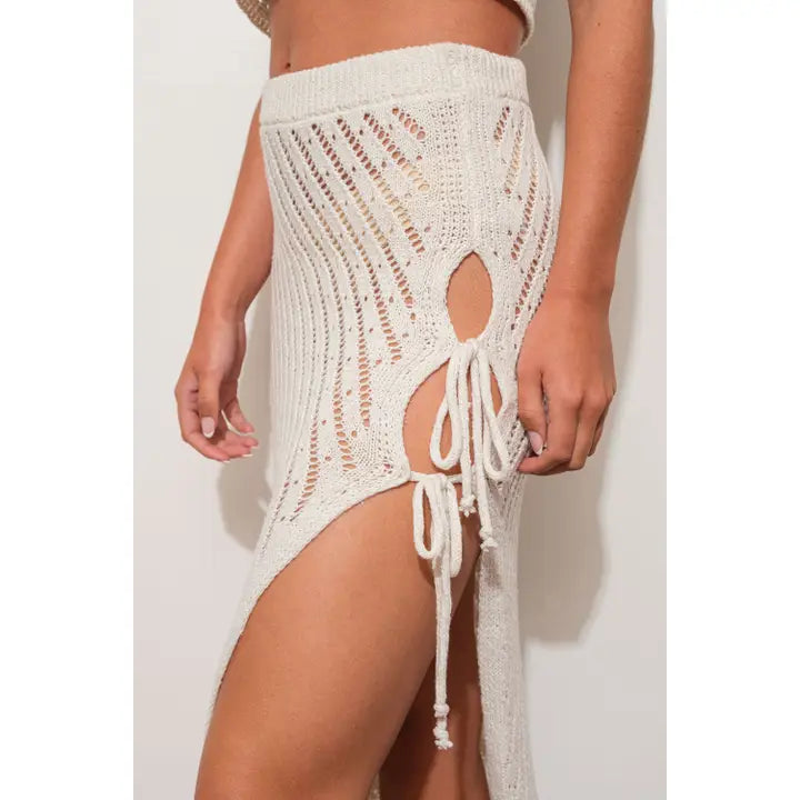 Carmen Crochet Maxi Skirt