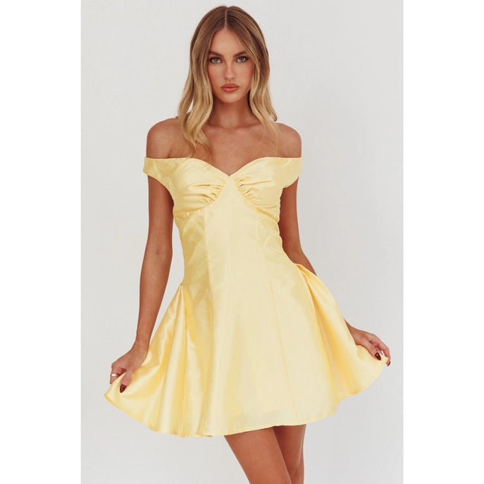 Andrina Satin Mini Dress
