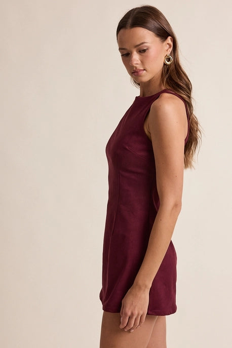 Serenity Suede Mini Dress