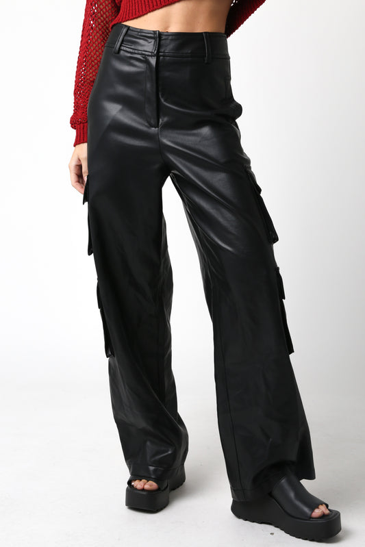 Celine Leather Pants