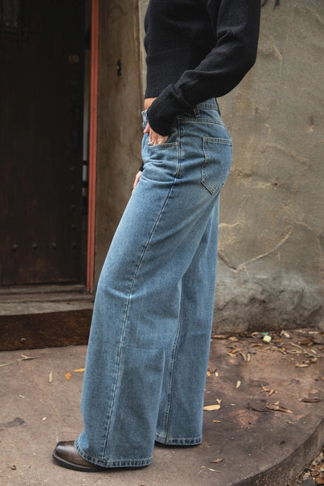Brandy Straight Leg Low Rise Denim