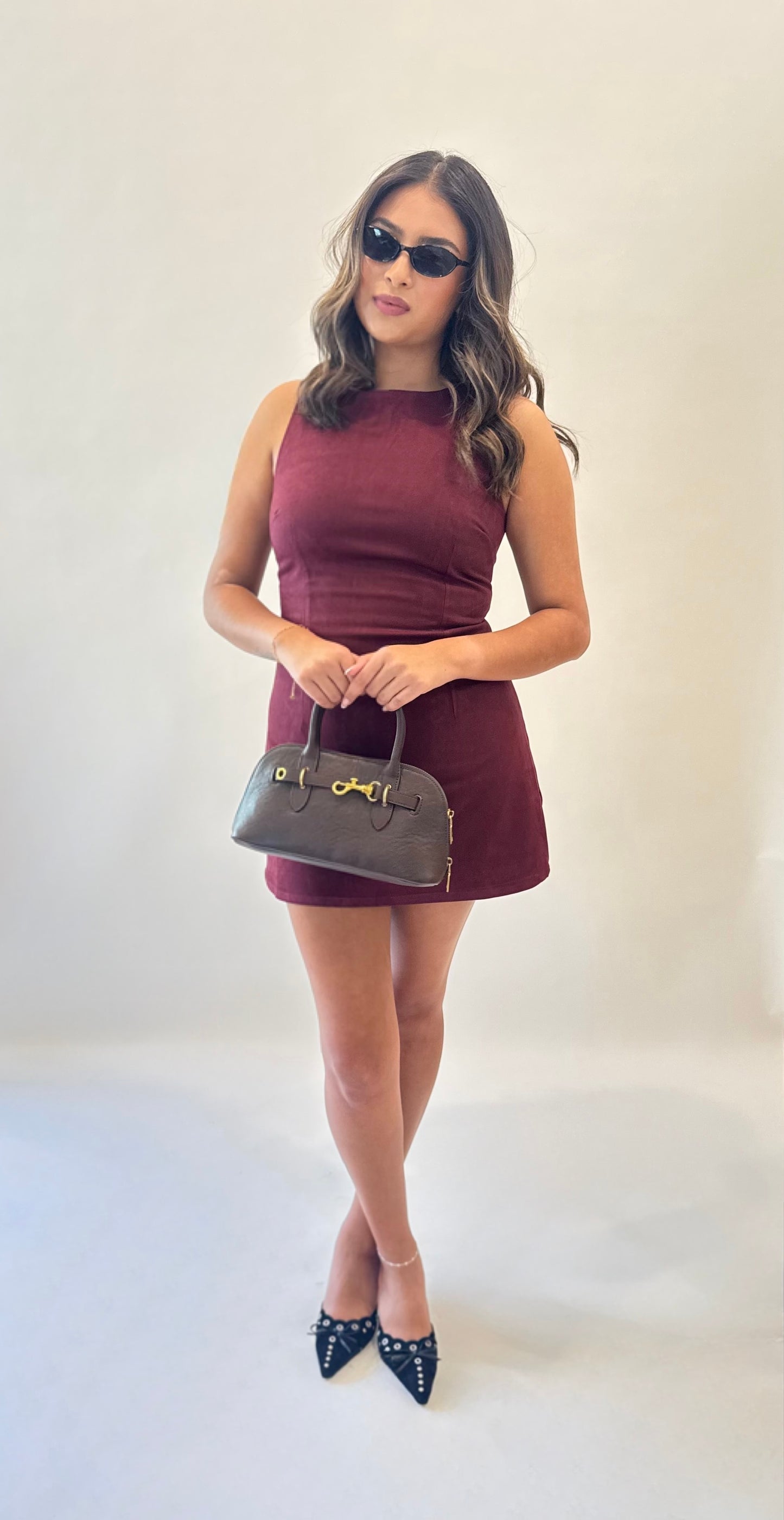 Serenity Suede Mini Dress