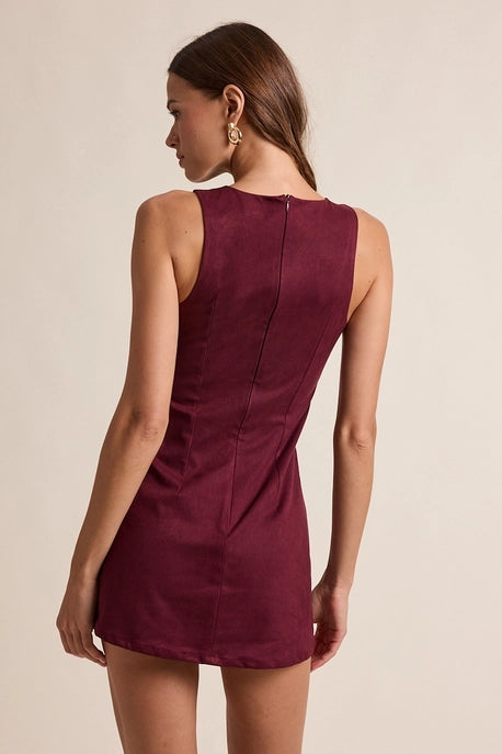 Serenity Suede Mini Dress