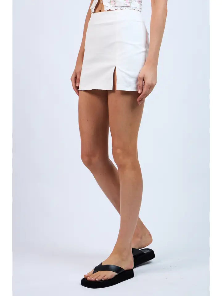 Ava Denim Mini Skirt