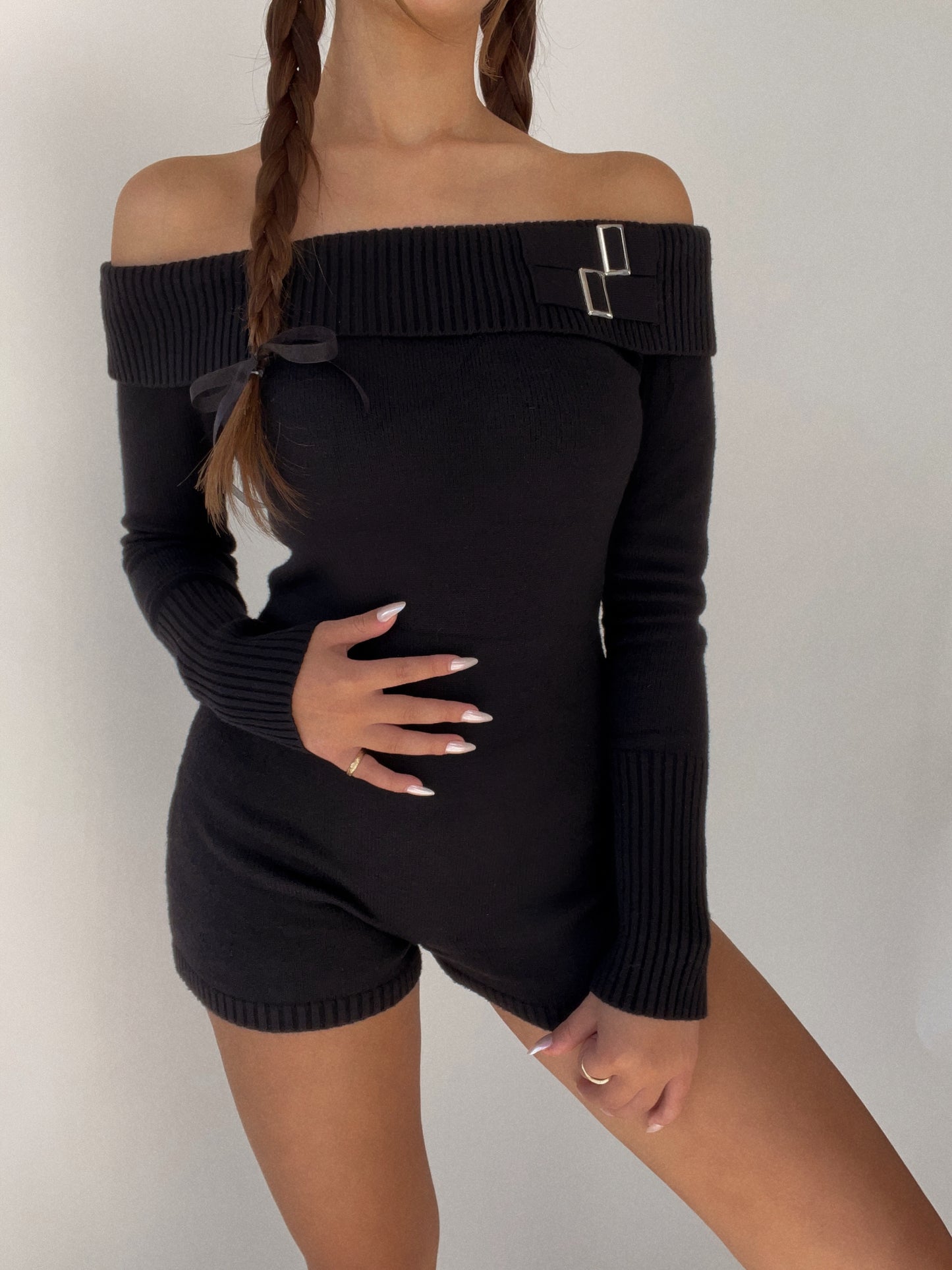 Chloe Knit Romper