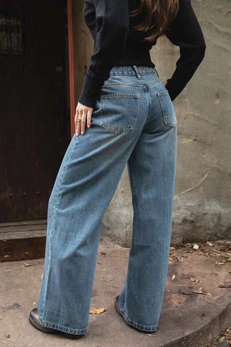 Brandy Straight Leg Low Rise Denim
