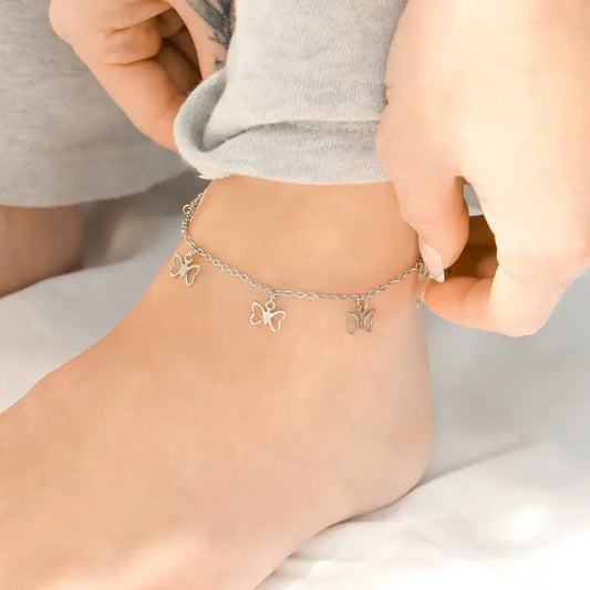 Butterfly Dangle Anklet