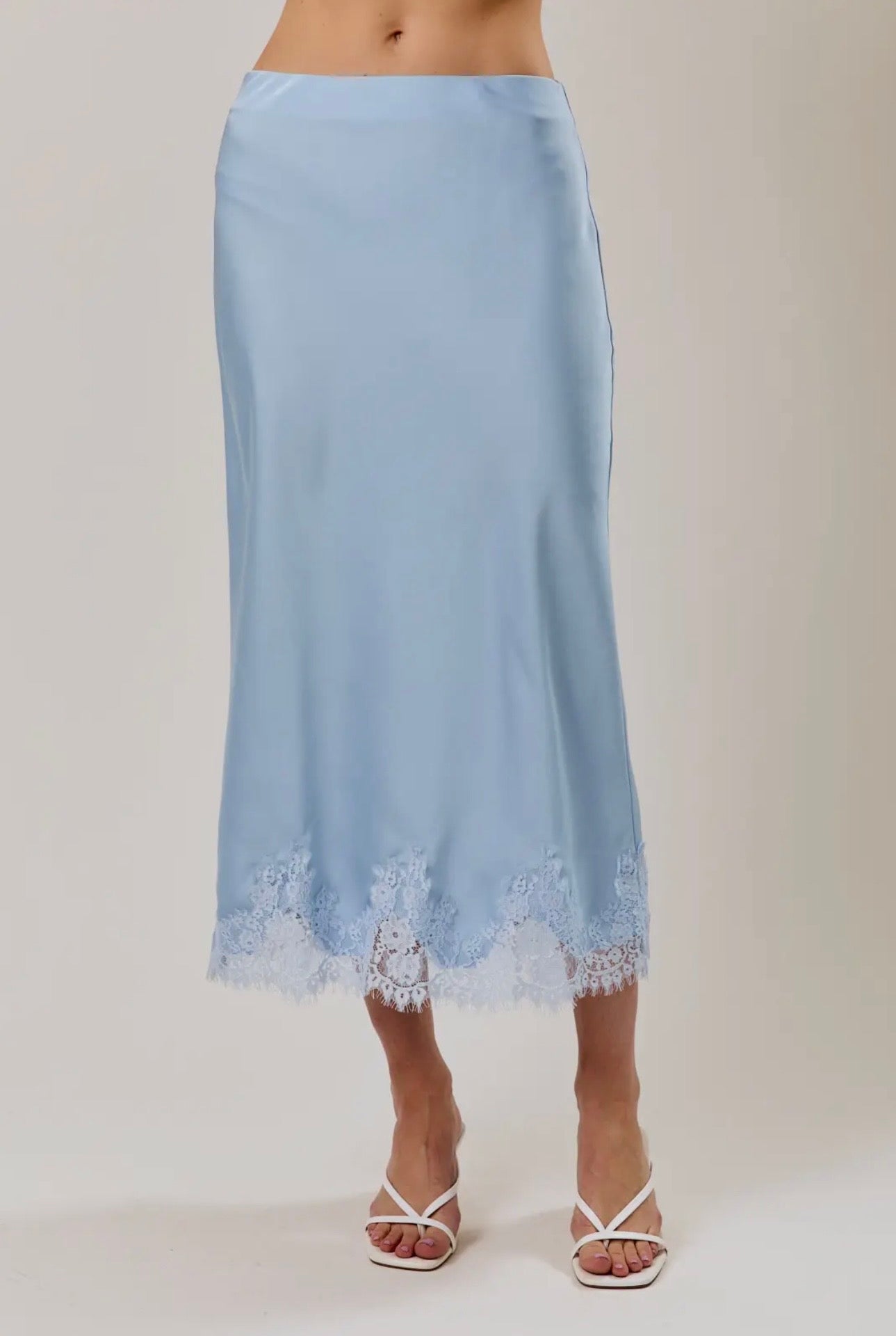 Jess Silk Midi Skirt