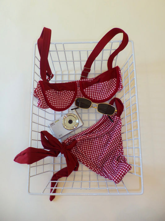 Parker Red Bikini Top