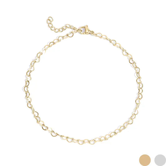 Linked Hearts Anklet
