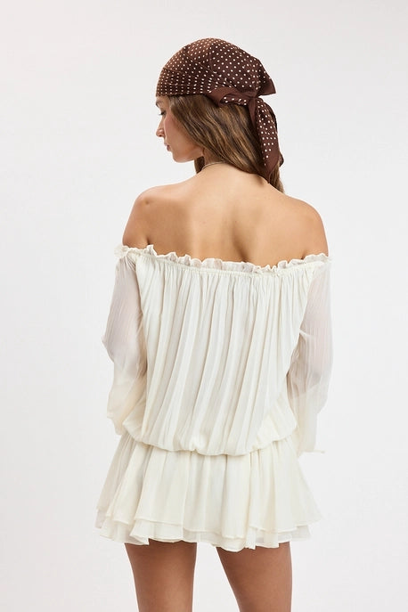 Cindy Off-Shoulder Romper